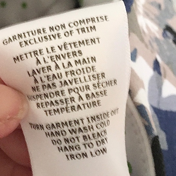 Swing Control Skort Skirt Golf Tennis Pockets Abstract Floral leaves print Sz 12 - Picture 9 of 9